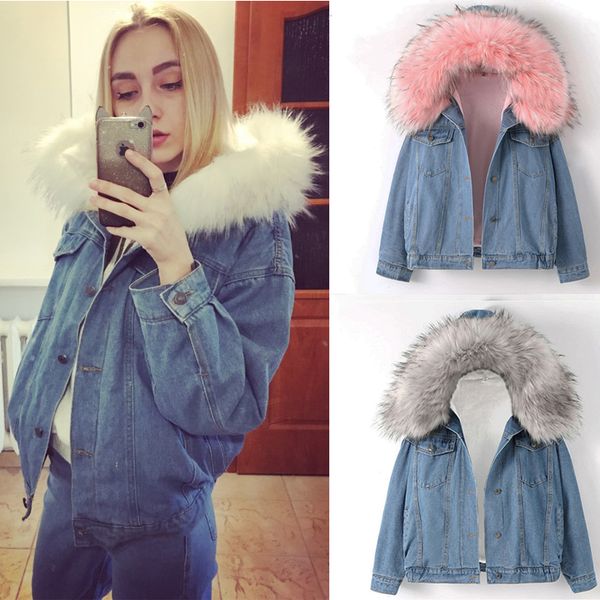 2019 new warm winter bomber women winter autumn hooded girls coat jeans denim jackets basic ladies windbreaker female large t191025, Black;brown
2019 new warm winter bomber women winter autumn hooded girls coat jeans denim jackets basic ladies windbreaker female large t191025, Black;brown