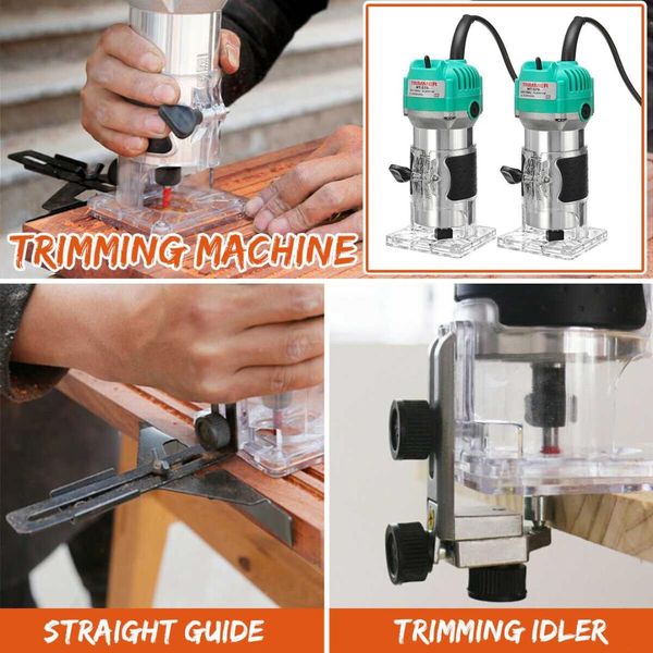 2200w electric hand trimmer 1/4 inch corded wood laminate palms router 30000rmp 6.35mm woodworking power tool us eu plug
2200w electric hand trimmer 1/4 inch corded wood laminate palms router 30000rmp 6.35mm woodworking power tool us eu plug