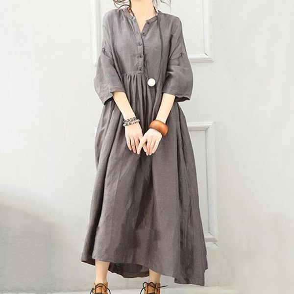 2020 summer women long tunic dress ladies casual loose vestidos solid beach party sundress robe femme sundress plus size, Black;gray
2020 summer women long tunic dress ladies casual loose vestidos solid beach party sundress robe femme sundress plus size, Black;gray