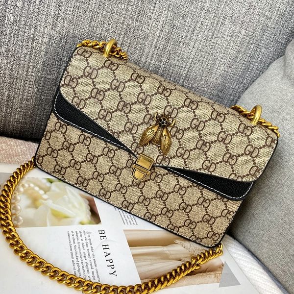 bee women's 2020 all-match shoulder niche printing diagonal shoulder small square bag small square bag, White
bee women's 2020 all-match shoulder niche printing diagonal shoulder small square bag small square bag, White