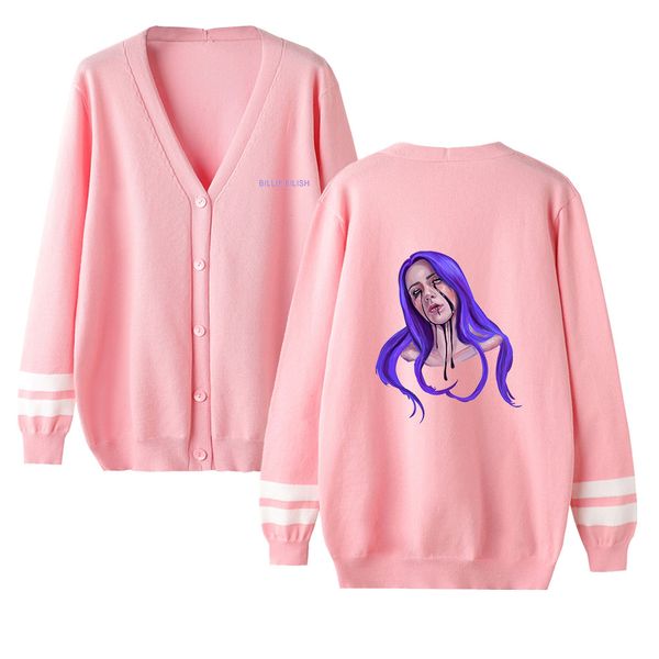 comfortable billie eilish blue women knitted cardigan cashmere sweater knit autumn winter suitable cardigan girl's sweater, White;black
comfortable billie eilish blue women knitted cardigan cashmere sweater knit autumn winter suitable cardigan girl's sweater, White;black