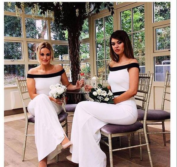 white and black satin wedding guest dresses mermaid 2020 off the shoulder formal elegant evening party dress for bridesmaid gowns vestidos, White;pink
white and black satin wedding guest dresses mermaid 2020 off the shoulder formal elegant evening party dress for bridesmaid gowns vestidos, White;pink