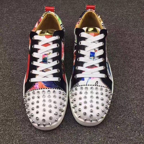 mens designer shoes designer sneakers low cut spikes flats shoes red bottom for men and women leather sneakers party designer shoel24, Black
mens designer shoes designer sneakers low cut spikes flats shoes red bottom for men and women leather sneakers party designer shoel24, Black