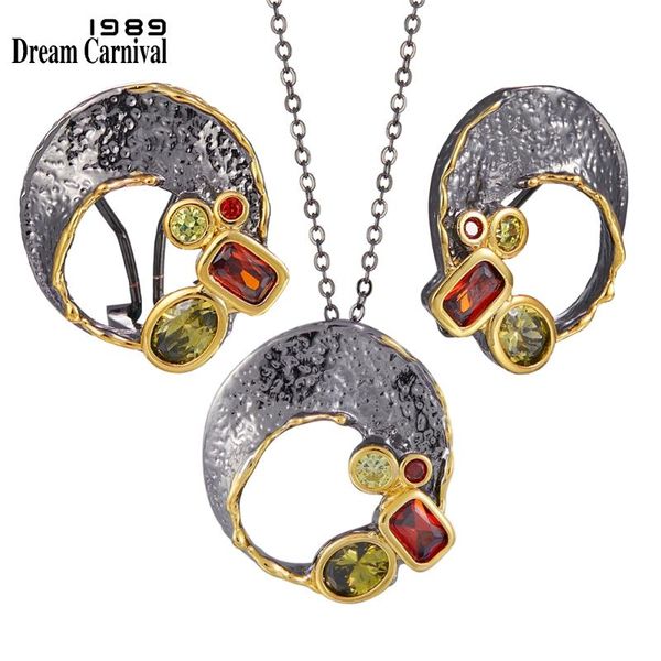 dreamcarnival1989 original necklace earings set women moon style new gothic anniversary gift 2020 colors zircon jewelry ep4004s2, Silver
dreamcarnival1989 original necklace earings set women moon style new gothic anniversary gift 2020 colors zircon jewelry ep4004s2, Silver