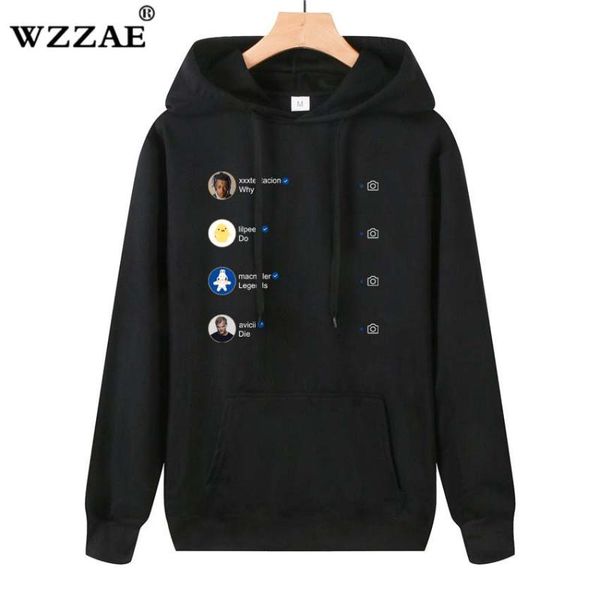 men's hoodies & sweatshirts latest fashion tentacion thin hoodie sweatshirt rip hip-hop rapper men/women pullover, Black
men's hoodies & sweatshirts latest fashion tentacion thin hoodie sweatshirt rip hip-hop rapper men/women pullover, Black