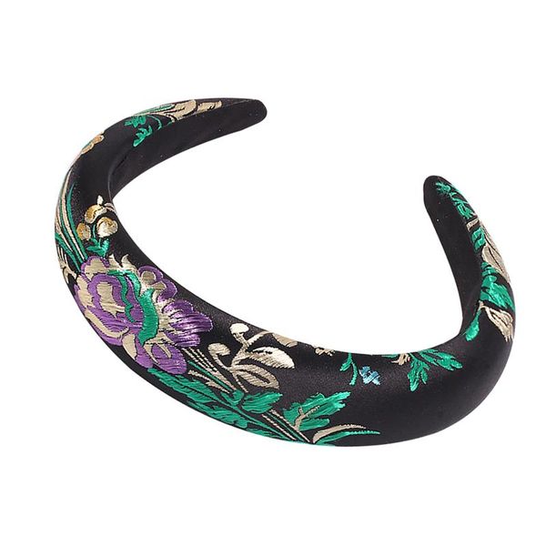embroidery flower headband creative hair hoop sponge hair band wide rim headdress for women girls black, Brown
embroidery flower headband creative hair hoop sponge hair band wide rim headdress for women girls black, Brown