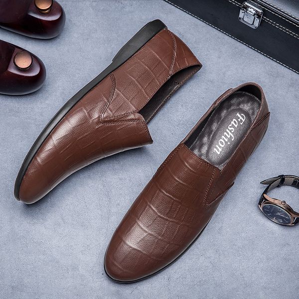 cimim brand men business formal fashion leather shoes italy new luxury office lazy casual shoes genuine leather men loafers, Black
cimim brand men business formal fashion leather shoes italy new luxury office lazy casual shoes genuine leather men loafers, Black