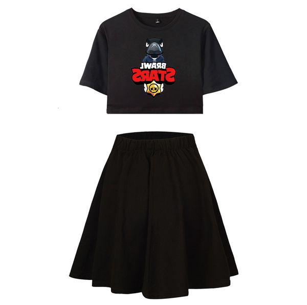 leisure time navel exposed t shirt short skirt suit, Black;blue
leisure time navel exposed t shirt short skirt suit, Black;blue