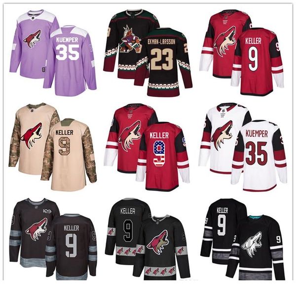 custom jersey 23 oliver ekman-larsson 32 raanta 9 keller 35 kuemper 18 christian dvorak 81 kessel usa flag fashion hockey, Black;red
custom jersey 23 oliver ekman-larsson 32 raanta 9 keller 35 kuemper 18 christian dvorak 81 kessel usa flag fashion hockey, Black;red