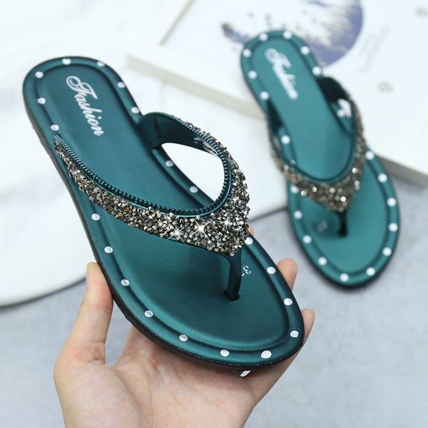 slippers beach flip flops women's summer 2021 fashion wear flat bottomed anti slip feet sandals, Black
slippers beach flip flops women's summer 2021 fashion wear flat bottomed anti slip feet sandals, Black