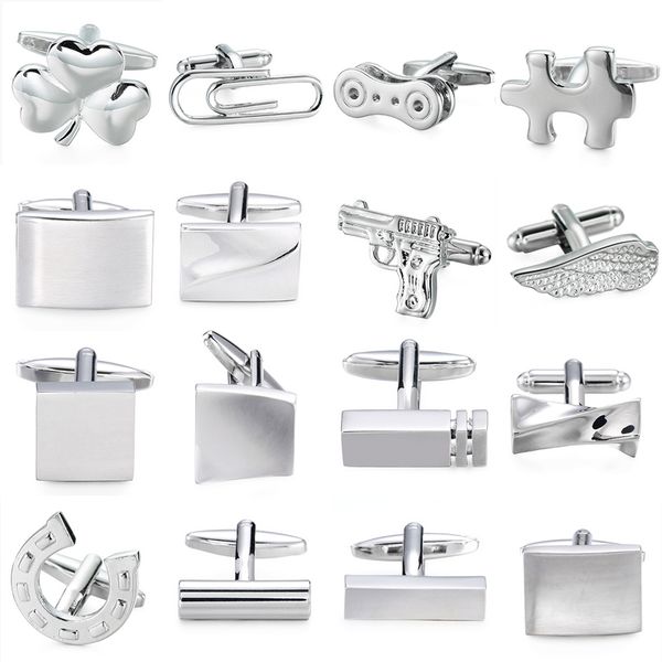dy color novelty design fashion silver cufflinks ale copper material electroplating silver men's french shirt cufflinks, Silver;golden
dy color novelty design fashion silver cufflinks ale copper material electroplating silver men's french shirt cufflinks, Silver;golden