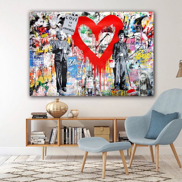 эйнштейн чаплин banksy art home decor расписанная hd печать картина масло на холст wall art холст картинки 200120
эйнштейн чаплин banksy art home decor расписанная hd печать картина масло на холст wall art холст картинки 200120