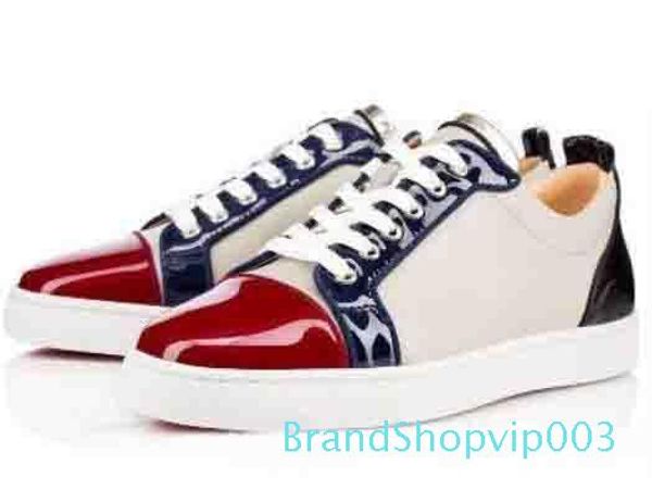 red black sneakers junior flat red bottom shoes women men trainers patent leather lace-up red soles luxury party dress shoe
red black sneakers junior flat red bottom shoes women men trainers patent leather lace-up red soles luxury party dress shoe