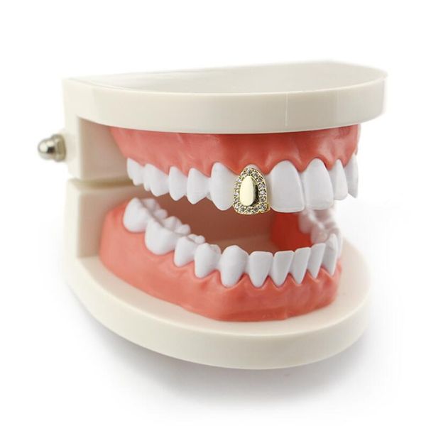 hip hop single door shaped drill grillz real gold plated dental grills rapper body jewelry halloween party toy golden silver, Black
hip hop single door shaped drill grillz real gold plated dental grills rapper body jewelry halloween party toy golden silver, Black