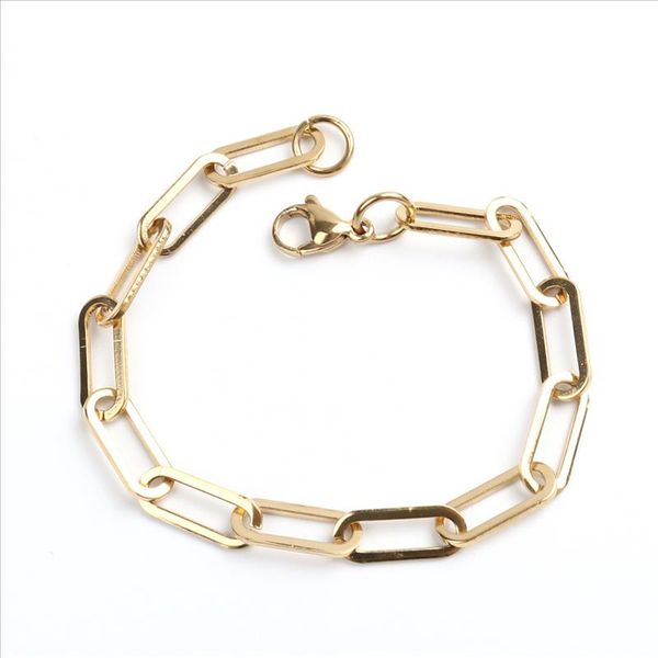 new 304 stainless steel bracelets for women men 6mm chain gold oval bracelet jewelry gifts 19cm(7 4/8") long, 1 piece, Black
new 304 stainless steel bracelets for women men 6mm chain gold oval bracelet jewelry gifts 19cm(7 4/8") long, 1 piece, Black