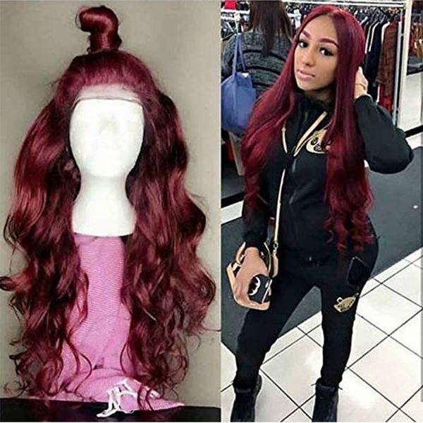 беленой 99j объемная волна человеческих волос красный 13x6 фронта шнурка парики бразильский remy burgundy волнистые полный парик шнурка есте, Black
беленой 99j объемная волна человеческих волос красный 13x6 фронта шнурка парики бразильский remy burgundy волнистые полный парик шнурка есте, Black