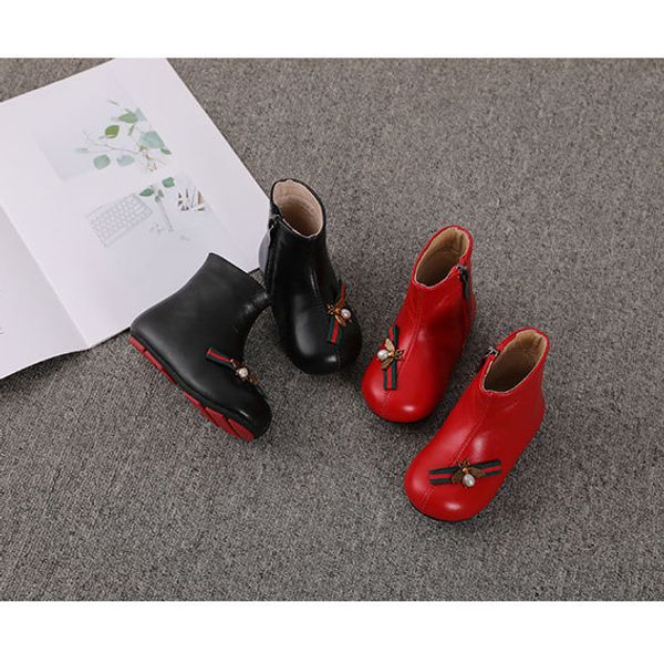 kids girls fashion shoes designer solid color boots with bee for children girls princess shoes child designer zipper shoes, Black;grey
kids girls fashion shoes designer solid color boots with bee for children girls princess shoes child designer zipper shoes, Black;grey