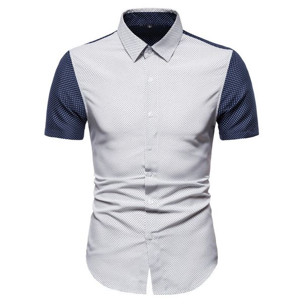 fashion mens shirts designer polka dot pattern shirts casual short sleeve panelled color shirts mens clothes, White;black
fashion mens shirts designer polka dot pattern shirts casual short sleeve panelled color shirts mens clothes, White;black