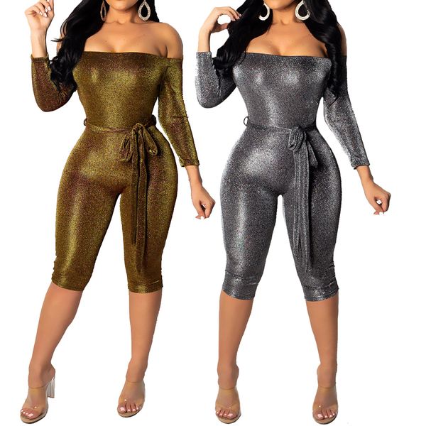 sequins rompers women jumpsuit women summer playsuit bodycon bodysuit f0579 shinning 2 colors long sleeve waist belt, Black;white
sequins rompers women jumpsuit women summer playsuit bodycon bodysuit f0579 shinning 2 colors long sleeve waist belt, Black;white