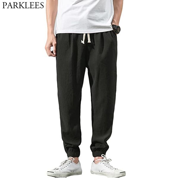 black cotton linen casual pants men 2020 summer elastic drawstring waist lounge jogger pants mens lightweight harem trousers
black cotton linen casual pants men 2020 summer elastic drawstring waist lounge jogger pants mens lightweight harem trousers