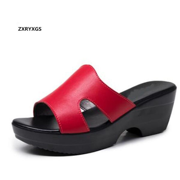 2020 new summer genuine leather slippers woman shoes platform non-slip wedges sandals women slippers outdoor casual sandals, Black
2020 new summer genuine leather slippers woman shoes platform non-slip wedges sandals women slippers outdoor casual sandals, Black
