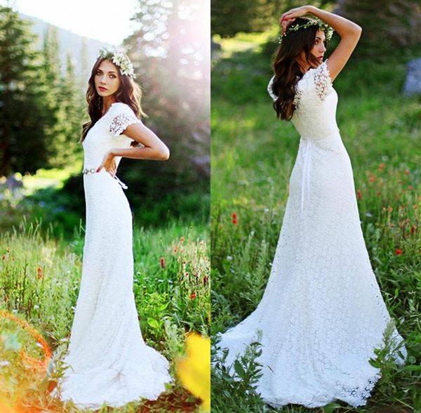 Vintage Classic A Line Bridal Gowns with Short Sleeve Lace Wedding Dress Order Modest Western Country Style Plus Size Wedding Dresses
Vintage Classic A Line Bridal Gowns with Short Sleeve Lace Wedding Dress Order Modest Western Country Style Plus Size Wedding Dresses