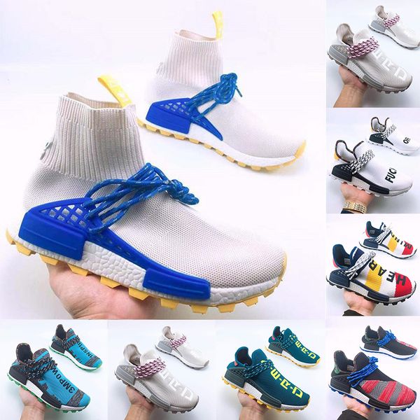 Pharrell Williams X 2019 Human Race Mens Womens Running Shoes Nerd black cream Holi Male Female Designer trainers Sports Runner Sneakers
Pharrell Williams X 2019 Human Race Mens Womens Running Shoes Nerd black cream Holi Male Female Designer trainers Sports Runner Sneakers