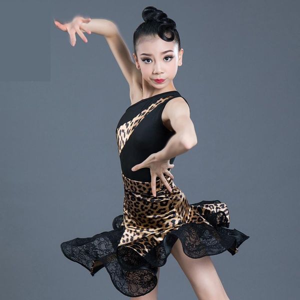 new latin dance costume for girls ballroom salsa tango skirts kid child leopard latin dance split dress with leotard and skirt, Black;red
new latin dance costume for girls ballroom salsa tango skirts kid child leopard latin dance split dress with leotard and skirt, Black;red