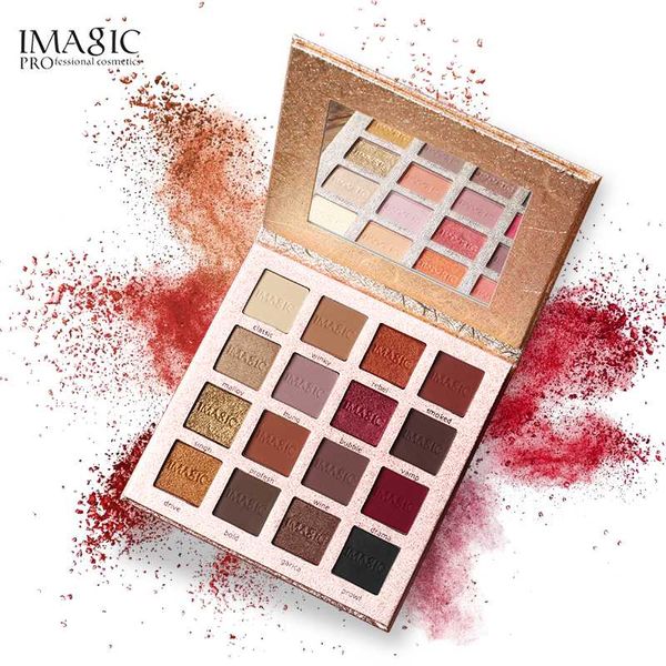 imagic 16 color shimmer matte eyeshadow palette natural eye shadow nude smoky warm pigment makeup palette pro women cosmetic kit
imagic 16 color shimmer matte eyeshadow palette natural eye shadow nude smoky warm pigment makeup palette pro women cosmetic kit