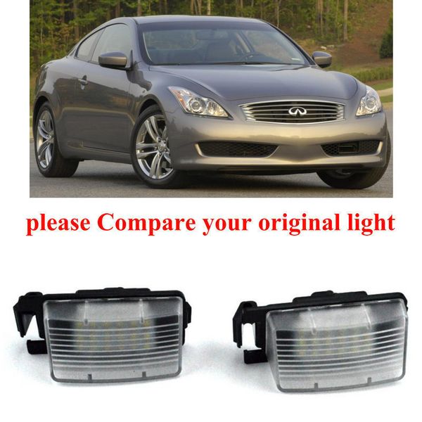 2 лампы xenon white led номерной знак огни для инфинити g35 g37 седан g37 купе кабриолет безошибочной canbus
2 лампы xenon white led номерной знак огни для инфинити g35 g37 седан g37 купе кабриолет безошибочной canbus