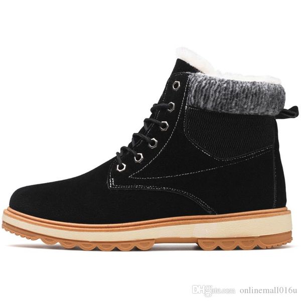 men boots winter with fur warm snow casual men shoes footwear fashion male rubber winter ankle boots working hombre botas, Black
men boots winter with fur warm snow casual men shoes footwear fashion male rubber winter ankle boots working hombre botas, Black