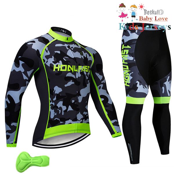 racing sets 2021 team children long cycling jerseys autumn breathable kids bicycle clothing boy girl bike clothes, Black;blue
racing sets 2021 team children long cycling jerseys autumn breathable kids bicycle clothing boy girl bike clothes, Black;blue