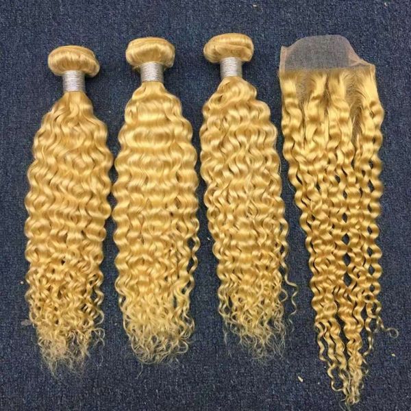 curly #613 blonde brazilian virgin human hair bundles deals 3pcs with closure 4pcs lot kinky curly blonde 4x4 lace closure with weaves, Black;brown
curly #613 blonde brazilian virgin human hair bundles deals 3pcs with closure 4pcs lot kinky curly blonde 4x4 lace closure with weaves, Black;brown
