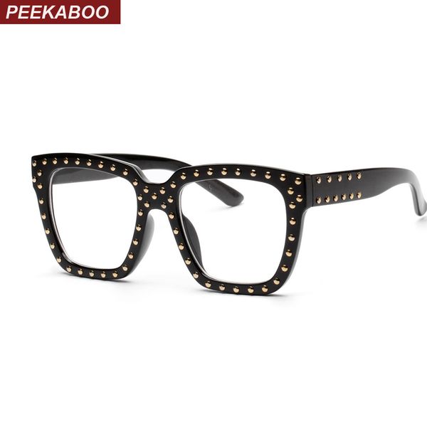 black square frame glasses men clear lens rivet shade women sunglasses women punk 2017 white pink, Silver
black square frame glasses men clear lens rivet shade women sunglasses women punk 2017 white pink, Silver