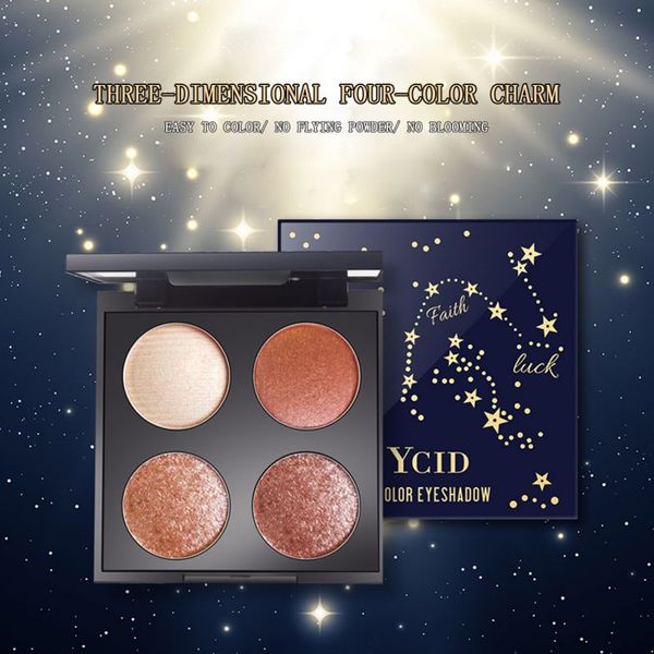 4-color waterproof smudge-proof easy to color shimmer matte eye shadow glitter eyeshadow palette maquiagem new
4-color waterproof smudge-proof easy to color shimmer matte eye shadow glitter eyeshadow palette maquiagem new