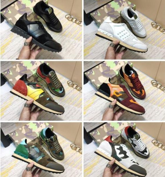 shoes fashion stud rivet camouflage sneakers men women leather flats luxury designer trainers casual shoes, Black
shoes fashion stud rivet camouflage sneakers men women leather flats luxury designer trainers casual shoes, Black