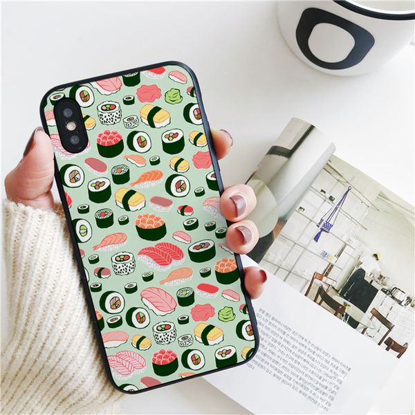 capa luxury japanese sushi pattern cover for iphone 11 pro xs max xr case for iphone 8 7 6s plus 5s se case soft silicone cover.
capa luxury japanese sushi pattern cover for iphone 11 pro xs max xr case for iphone 8 7 6s plus 5s se case soft silicone cover.