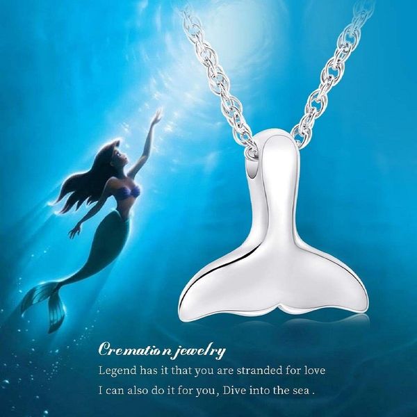 ijd9901 stainless steel crmation mermaid silver tail pendant necklace cremation jewelry for gray pet commemorative necklace women
ijd9901 stainless steel crmation mermaid silver tail pendant necklace cremation jewelry for gray pet commemorative necklace women