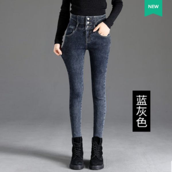 blue, gray black jeans since cultivate one's morality show thin waist high and tight little feet long pants
blue, gray black jeans since cultivate one's morality show thin waist high and tight little feet long pants