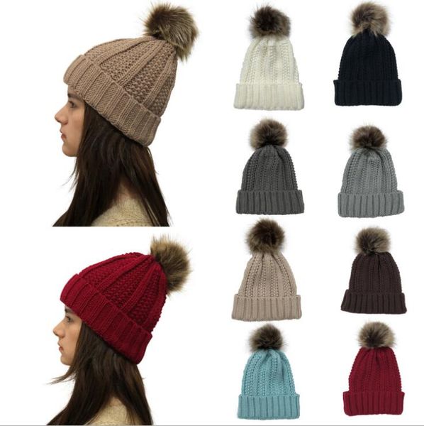 женщины pom pom beanie 9 цветов открытый зимний теплый меховой мяч шляпа skullies beanie твердые вязать крючком ooa7112, Blue;gray
женщины pom pom beanie 9 цветов открытый зимний теплый меховой мяч шляпа skullies beanie твердые вязать крючком ooa7112, Blue;gray