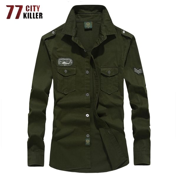 77city killer 5xl 6xl рубашка мужчины с длинным рукавом air-force рубашки повязка camisa masculina мужская рубашка 100% хлопок homme, White;black
77city killer 5xl 6xl рубашка мужчины с длинным рукавом air-force рубашки повязка camisa masculina мужская рубашка 100% хлопок homme, White;black