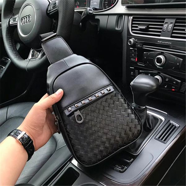 kaisiludi edition leather braid men's bag chest bag leisure chest small cowhide willow nail single shoulder oblique spa
kaisiludi edition leather braid men's bag chest bag leisure chest small cowhide willow nail single shoulder oblique spa