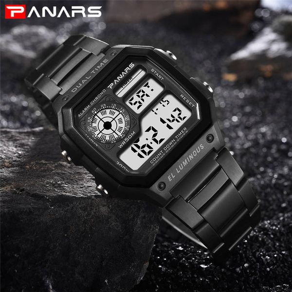 relogio masculino panars men women watches waterproof multi-function sports square fashion lcd display electronic watch 661s4, Slivery;brown
relogio masculino panars men women watches waterproof multi-function sports square fashion lcd display electronic watch 661s4, Slivery;brown