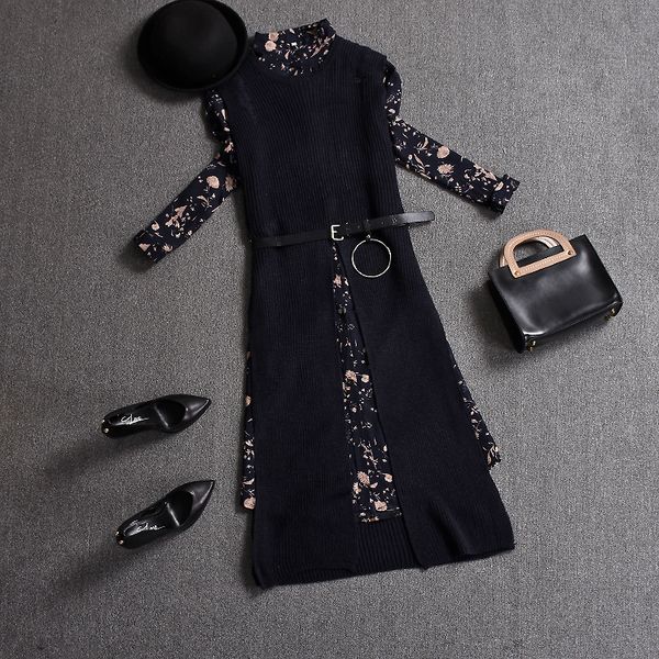 2017 осень мода платье рубашка длинный дизайн трикотажного жилета twinset, White;black
2017 осень мода платье рубашка длинный дизайн трикотажного жилета twinset, White;black