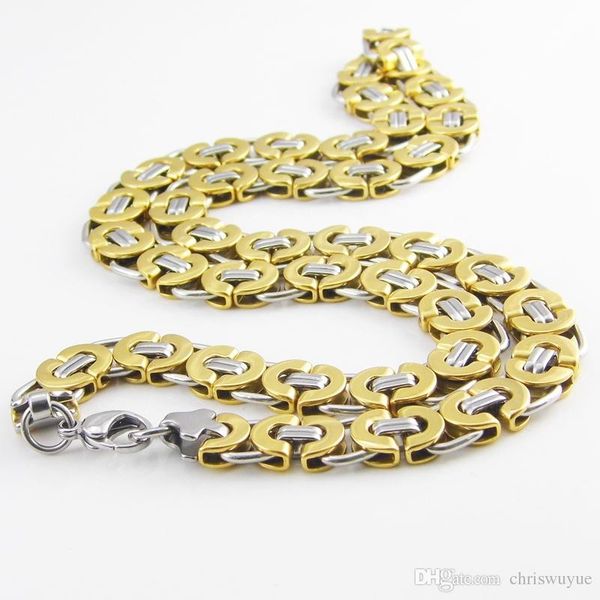 6/8/11mm width byzantine stainless steel necklace mens boys chain necklace gold tone fashion men jewelry nn12, Silver
6/8/11mm width byzantine stainless steel necklace mens boys chain necklace gold tone fashion men jewelry nn12, Silver