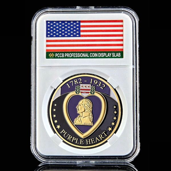 challenge coin 1782-1932 us revolutionary warthe purple heart gold plated souvenir medal art collectible lot w/pccb box
challenge coin 1782-1932 us revolutionary warthe purple heart gold plated souvenir medal art collectible lot w/pccb box