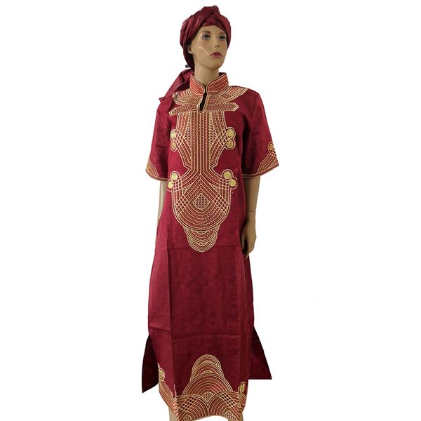 md cotton african clothes bazin riche dress for women traditional embroidery dresses turban african women sets 2019 new design, Red 
md cotton african clothes bazin riche dress for women traditional embroidery dresses turban african women sets 2019 new design, Red