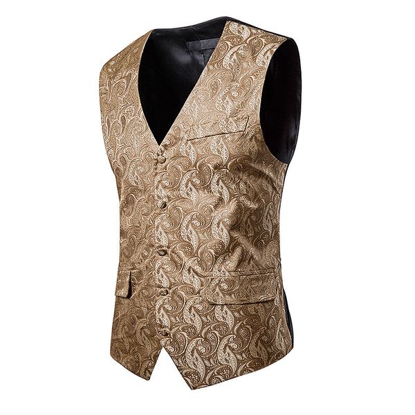 18 multiple color brand men's floral printed gentleman tuxedo blazers vest wedding party business casual suit vest men waistcoat, Black;white
18 multiple color brand men's floral printed gentleman tuxedo blazers vest wedding party business casual suit vest men waistcoat, Black;white