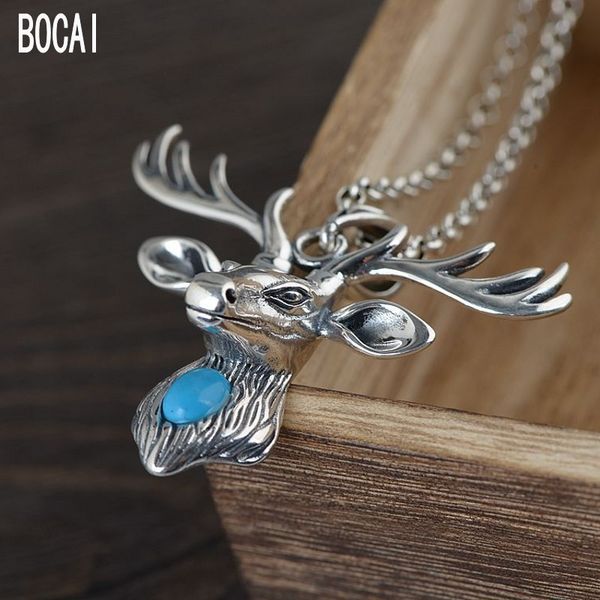 2019 new 100% s925 silver jewelry thai silver pendant for man elk sika deer optimized natural stone pendant men's, Bronze;silver
2019 new 100% s925 silver jewelry thai silver pendant for man elk sika deer optimized natural stone pendant men's, Bronze;silver