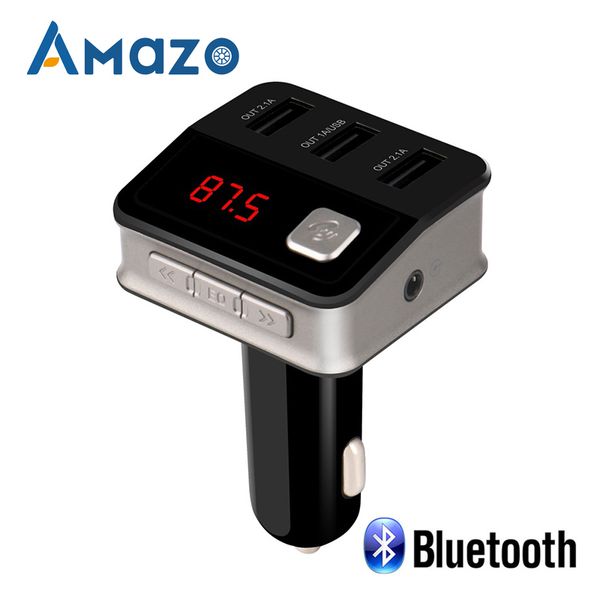 bc12 car fm transmitter bluetooth wireless three usb stereo mp3 player audio eq quick charge u disk reader hands calling
bc12 car fm transmitter bluetooth wireless three usb stereo mp3 player audio eq quick charge u disk reader hands calling